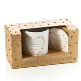 A lucky few have a Mum like you mug and coaster gift set